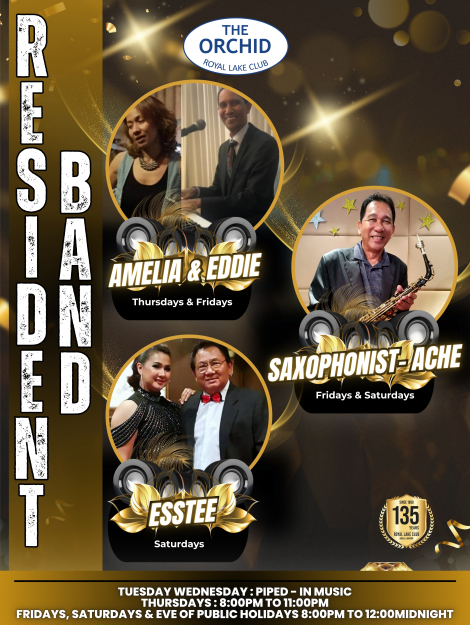 RESIDENT BAND - THE ORCHID