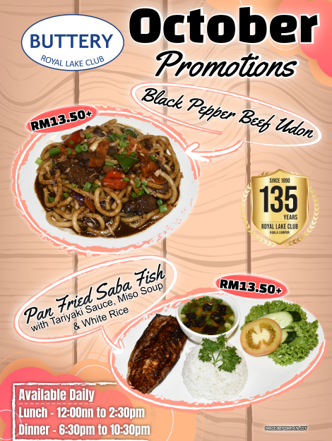 Buttery October Promotions