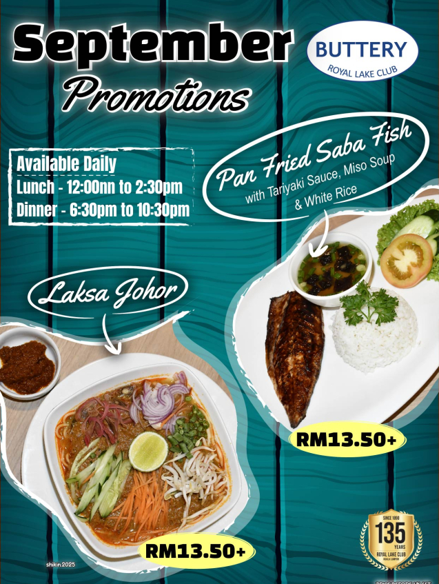 Buttery September Promotions