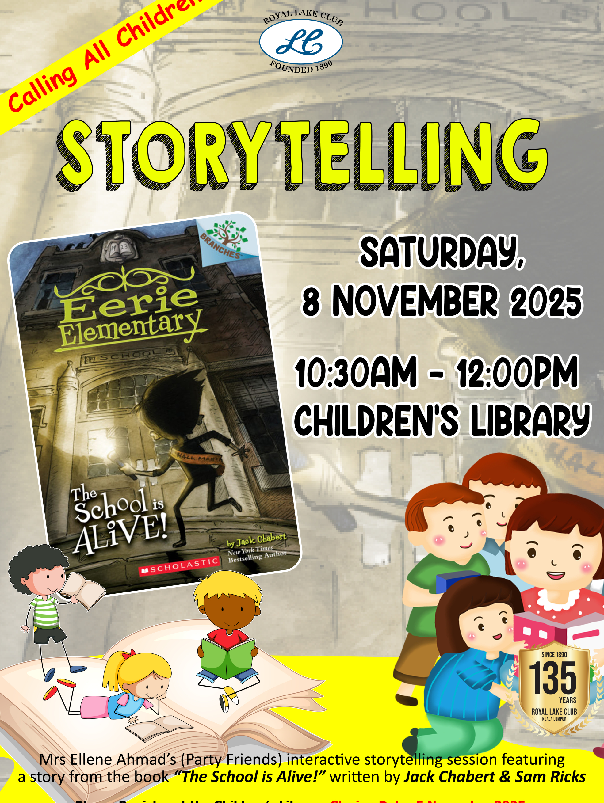 THE SCHOOL IS ALIVE POSTER