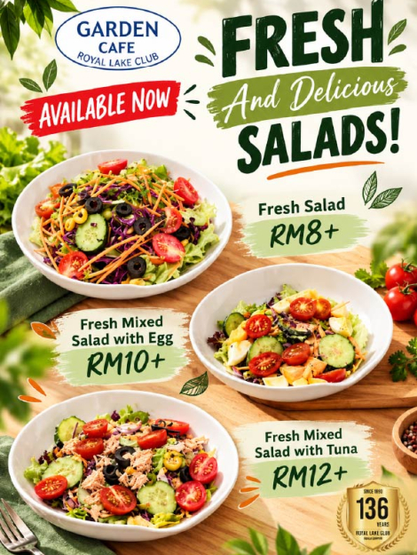 Fresh Salad Delights Promotional Poster