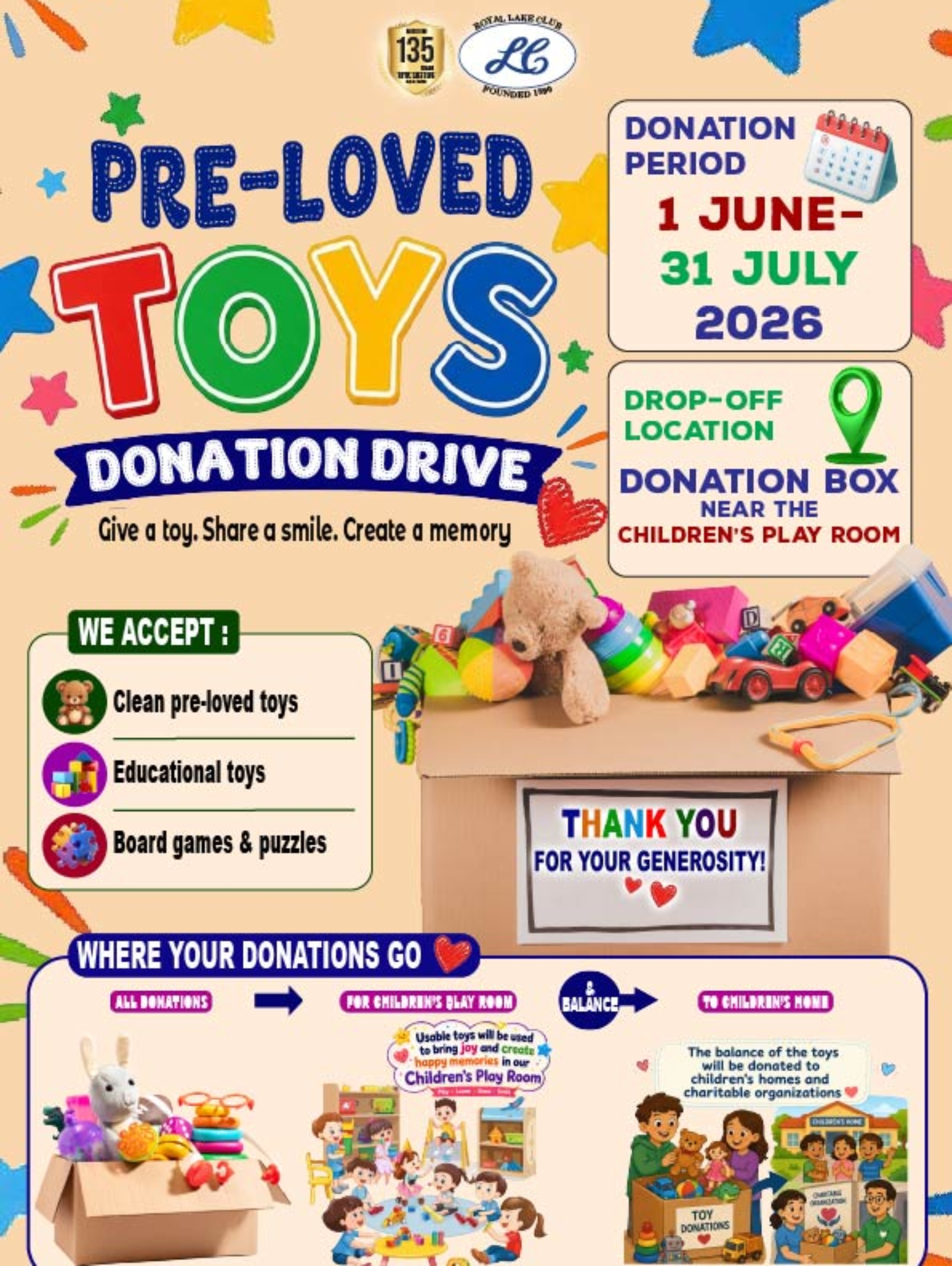 PRE-LOVED TOYS - DONATION DRIVE
