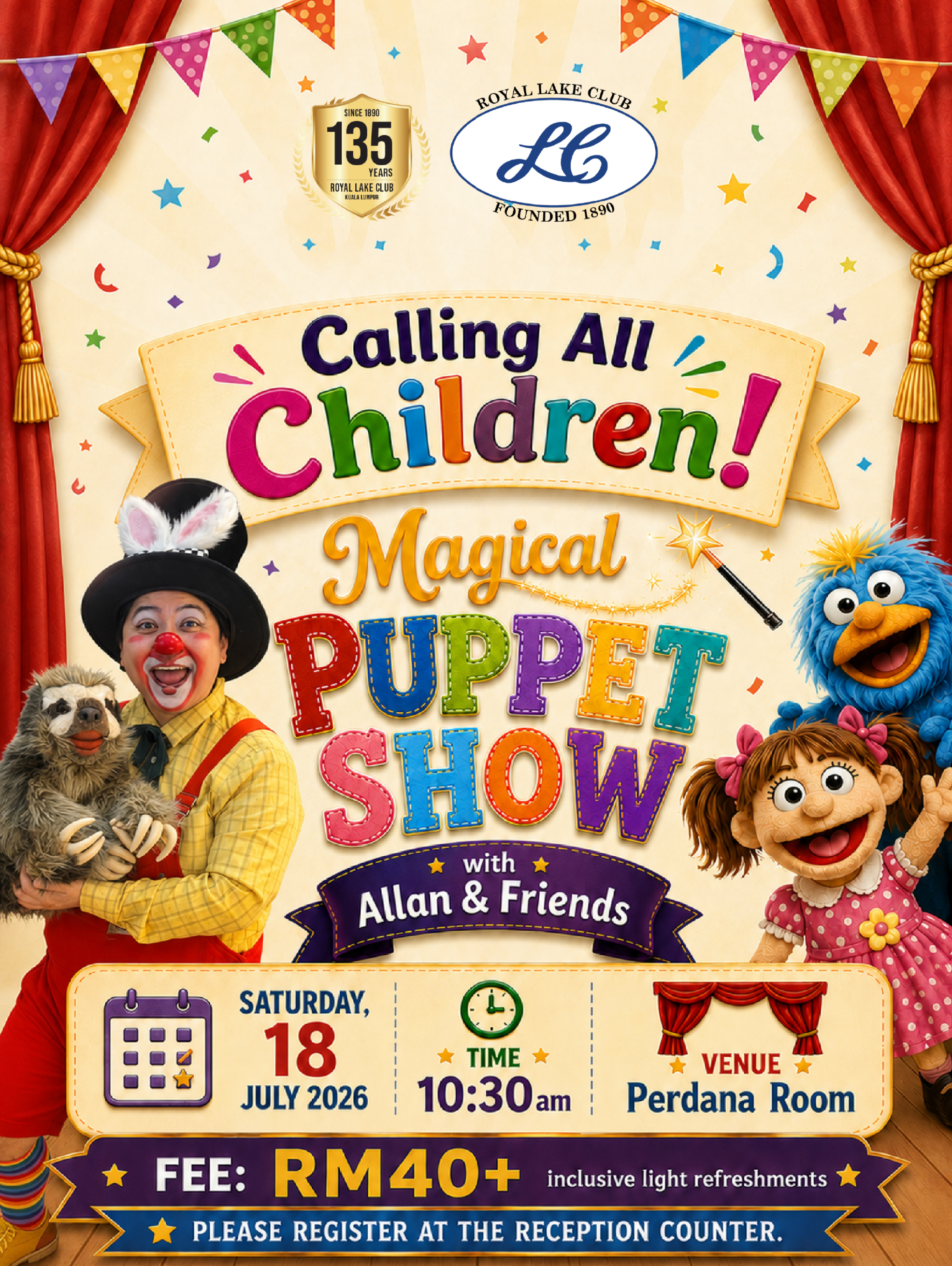 440 x 587 Magical Puppet Show