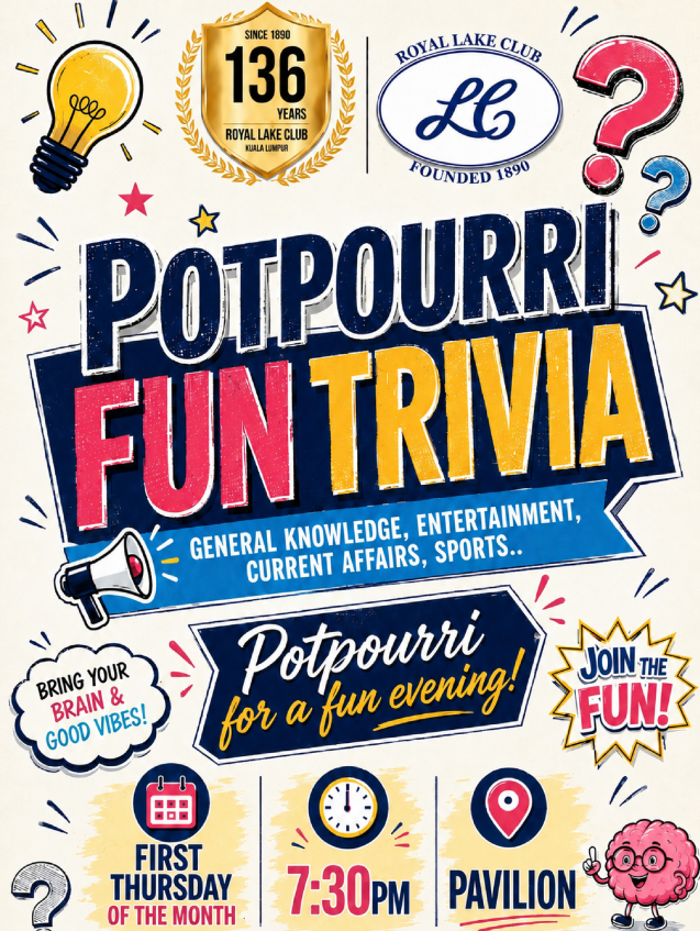 Potpourri Trivia Night Poster