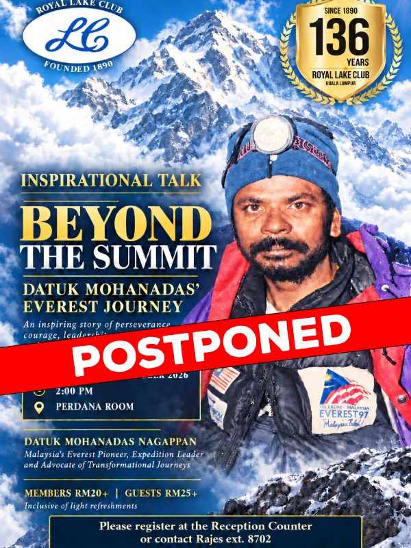 InsprationalTalk POSTPONED