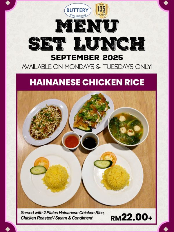 POSTER Buttery MENU SET LUNCH SEPTEMBER